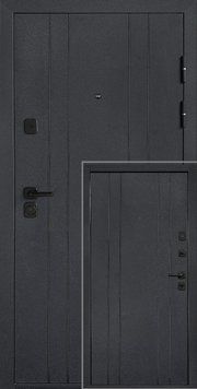 Двері вхідні метал дві сторони БЦ ДІБРОВА 960 ДІБРОВА 960 фото