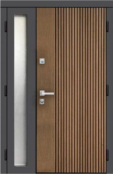 Вхідні двері в будинок зі склопакетом MDF14-2SRL MDF14-2SRL фото