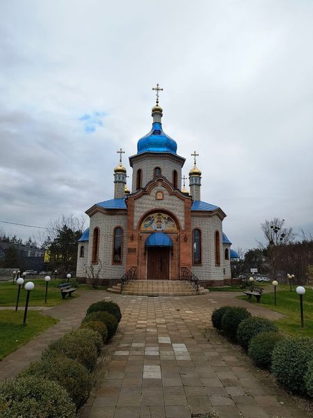 Вхідні двері в церкву з HPL накладками, двостулкові з фрамугою НР-CF523 фото